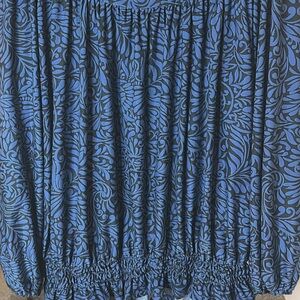 SOLD - Blue Patterned Women's Skirt